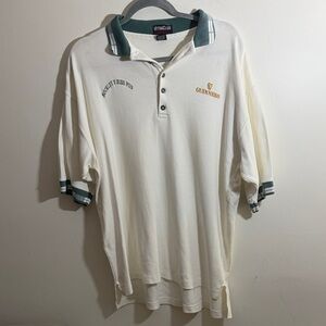 Guinness Cream Polo with Green Trim and Embroidered Logo - St Patrick’s Day